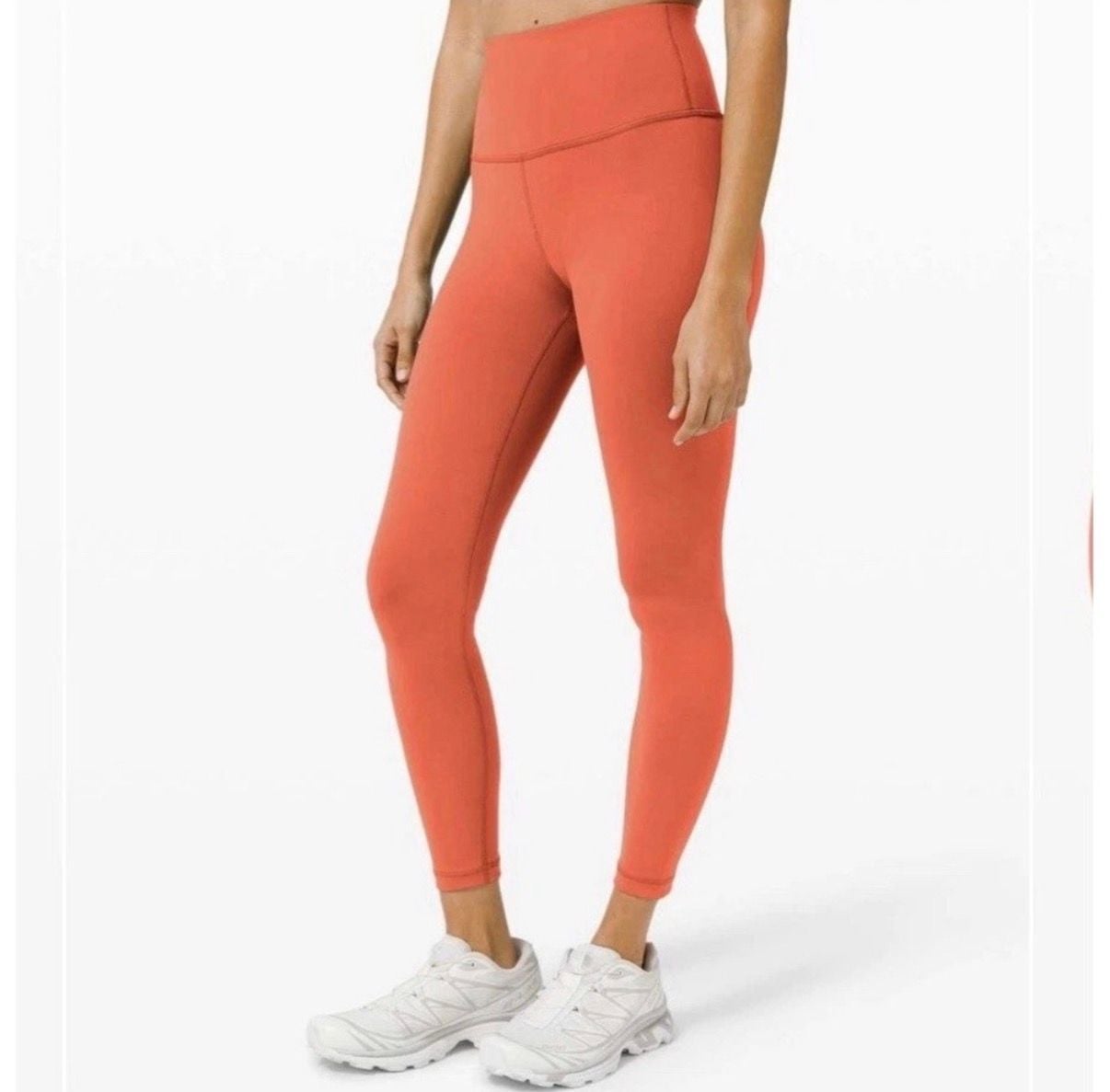 Lululemon Train Times HR Tight 25" Red Orange Size 4 NWT 2