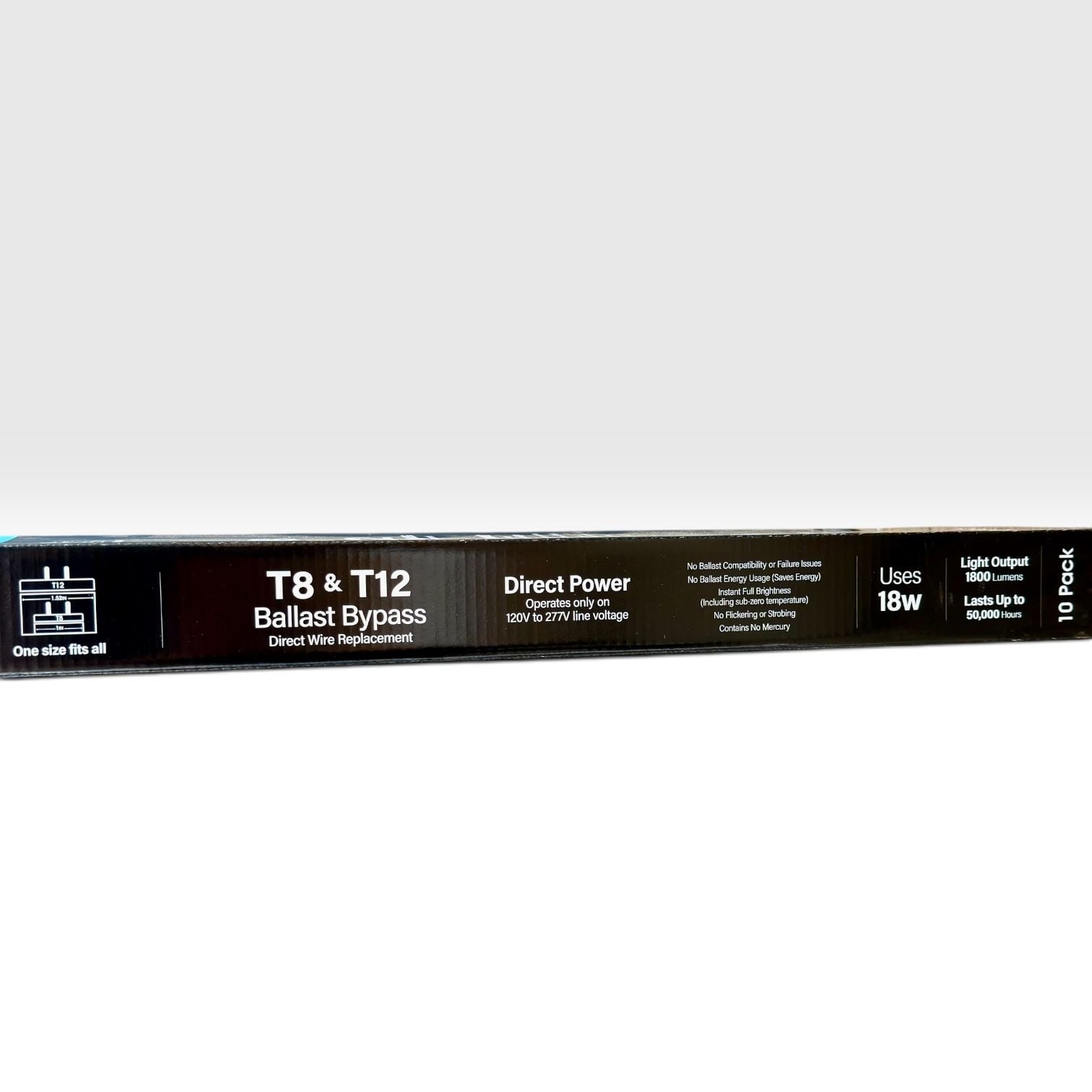 Feit Electric 10-Pack 4ft T8/T12 LED Ballast Bypass Tubes NIB 5
