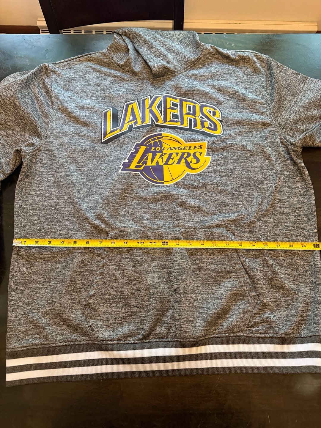 Ultra Game NBA Los Angeles Lakers Mens Pullover Hoodie Charcoal 2XL 9