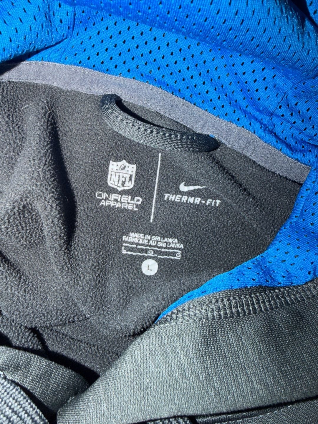 Nike Detroit Lions Therma-Fit NFL Pullover Hoodie Size L 9