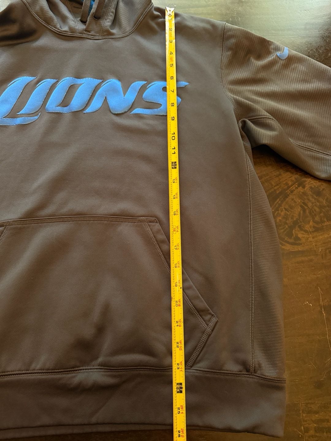 Nike Detroit Lions Therma-Fit NFL Pullover Hoodie Size L 11
