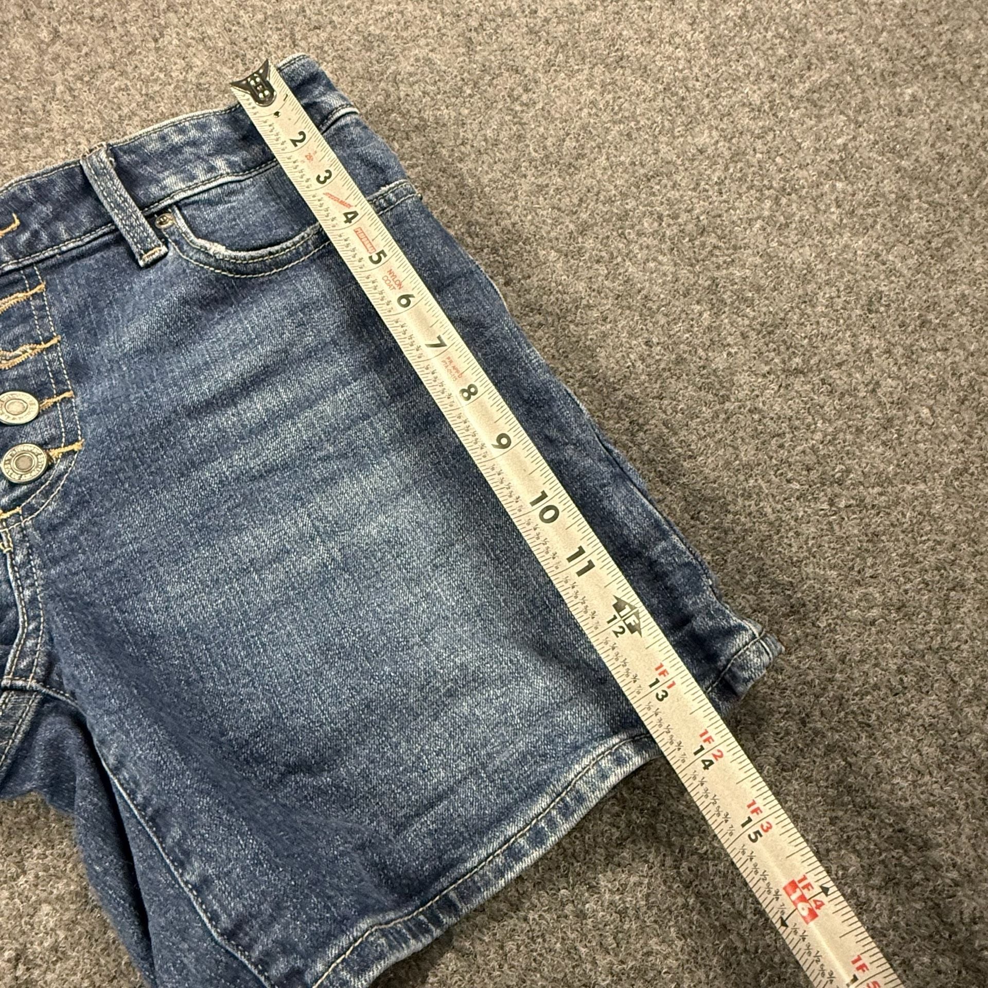Lucky Brand Women's Blue Denim Button Fly Shorts Size 6/28 6