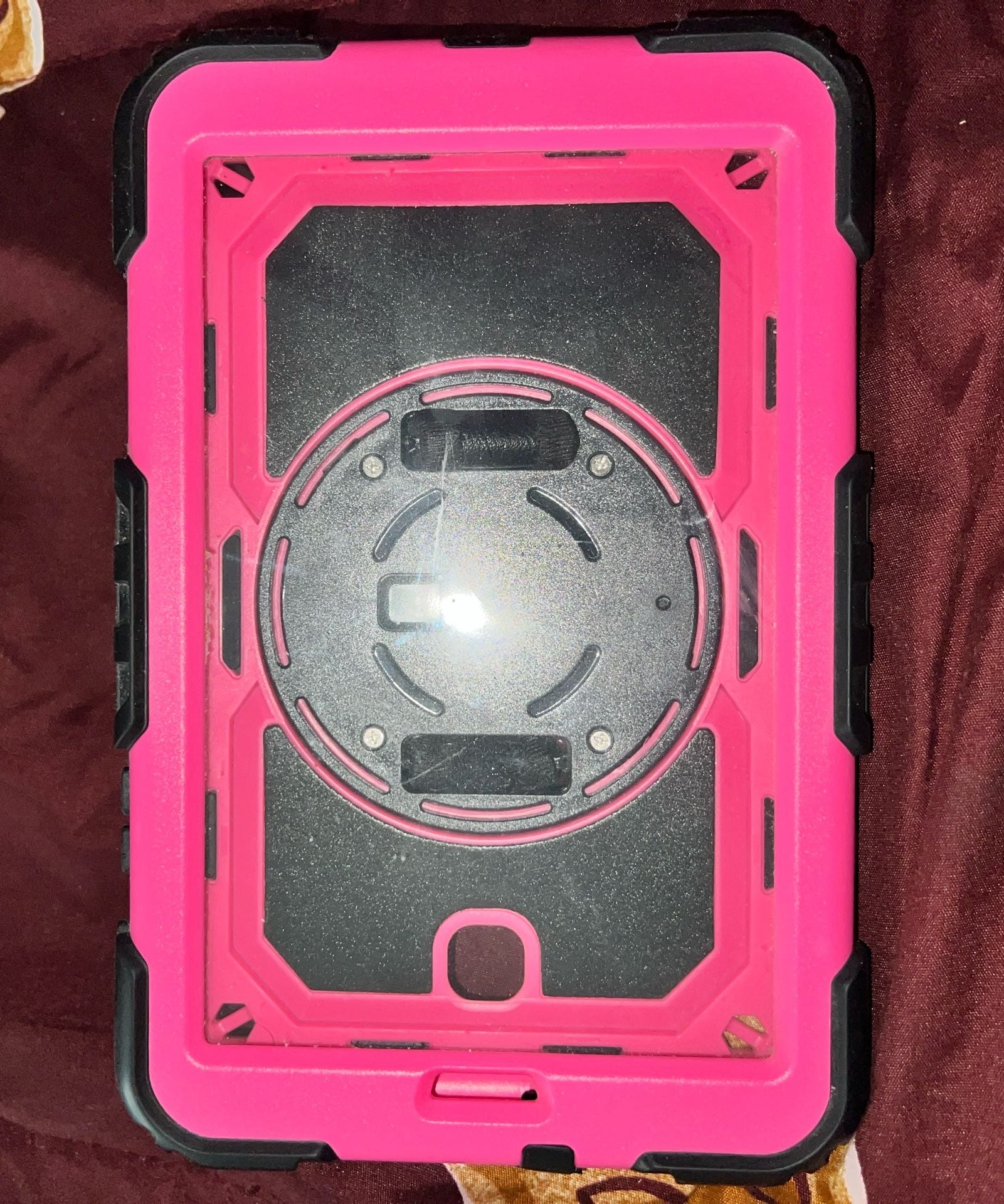 Rugged Heavy Duty Tablet Case with 360-Degree Rotating Stand and Hand Strap, 1