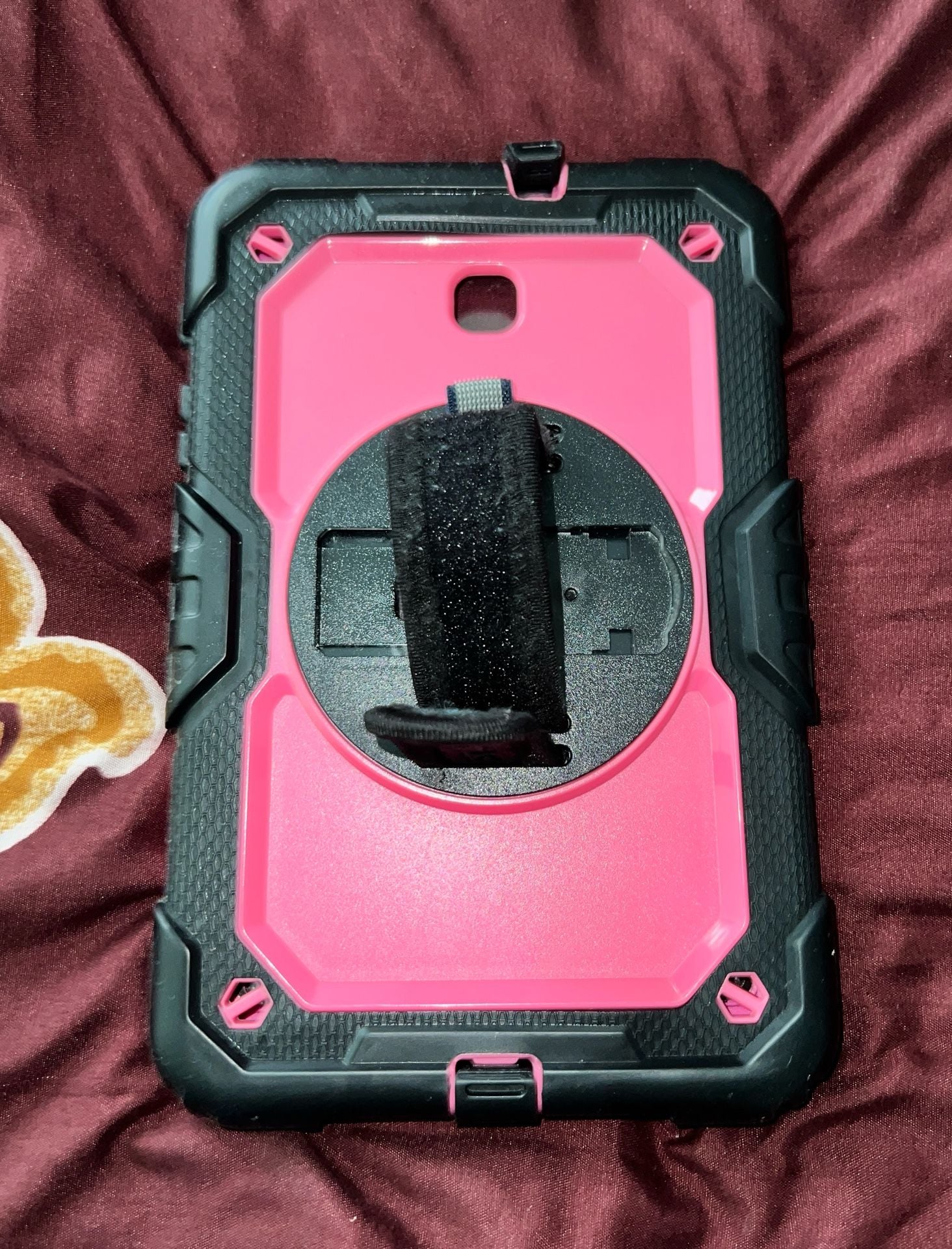 Rugged Heavy Duty Tablet Case with 360-Degree Rotating Stand and Hand Strap, 2