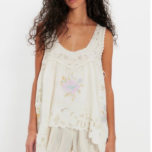 Current $128! Free People Eye Catcher Bloomsie Romper