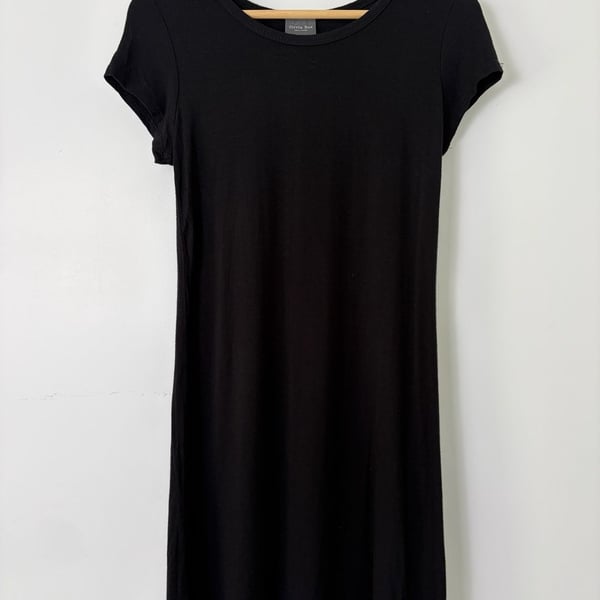 Olivia Rae New York Black Short Sleeve Jersey T-Shirt Dress Size Small