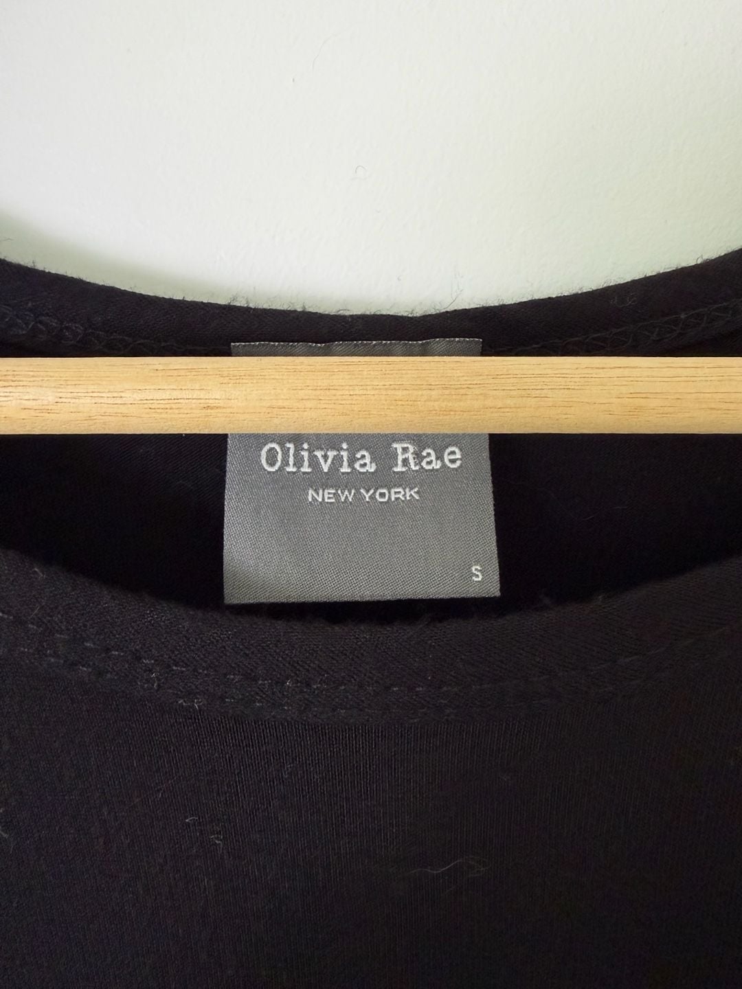 Olivia Rae New York Black Short Sleeve Jersey T-Shirt Dress Size Small 3