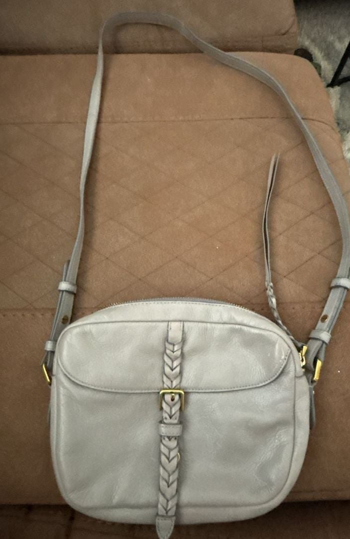 FOSSIL Kendall Crossbody Saddle Leather ZB7104216 Grey 3