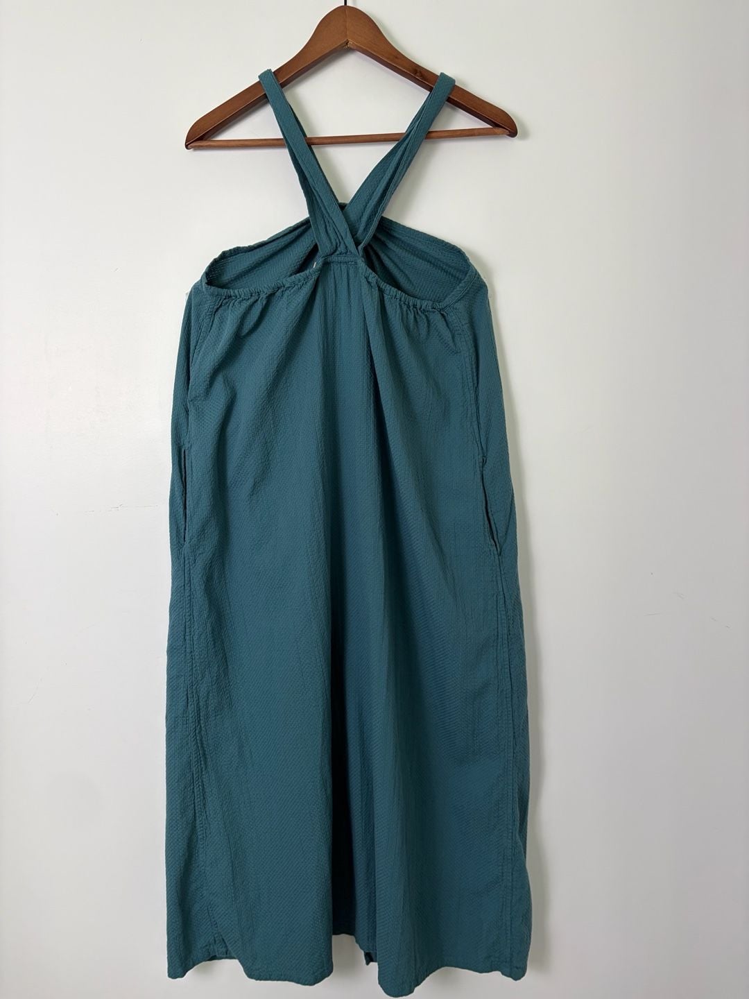 Faherty Colonial Blue Bay twist midi dress Size M 5