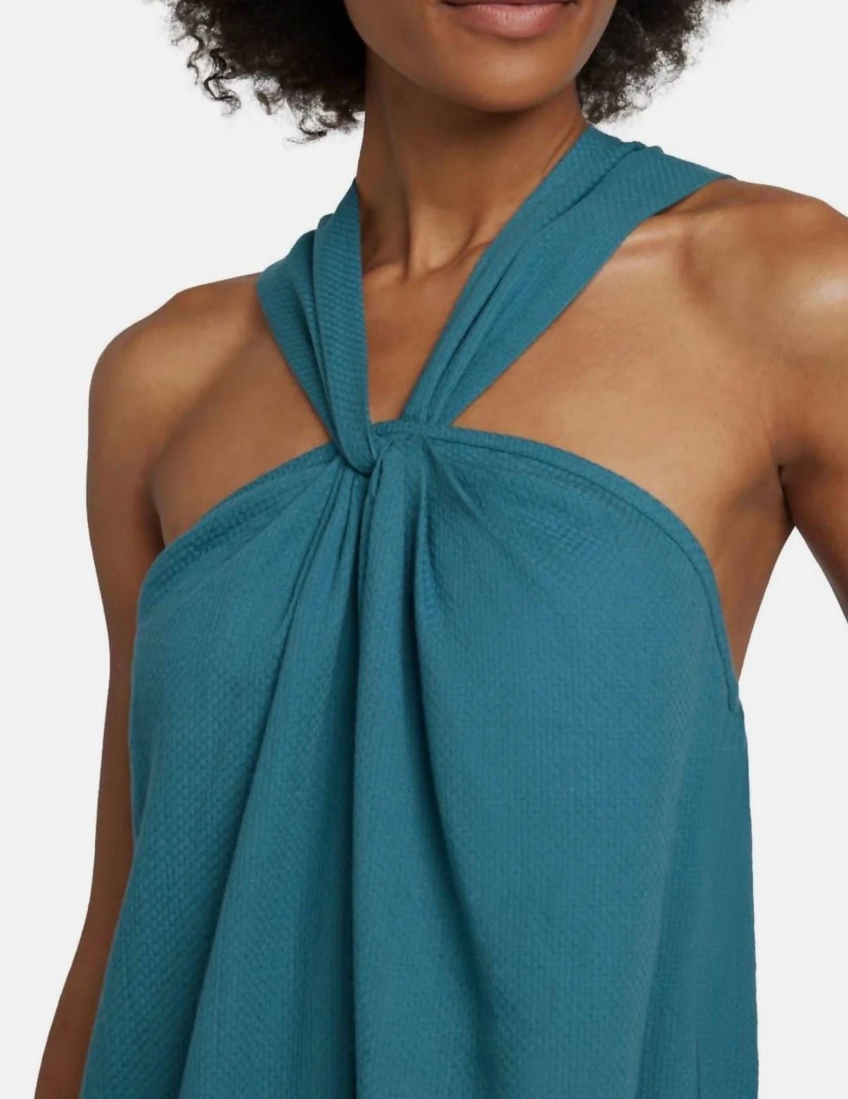 Faherty Colonial Blue Bay twist midi dress Size M 2