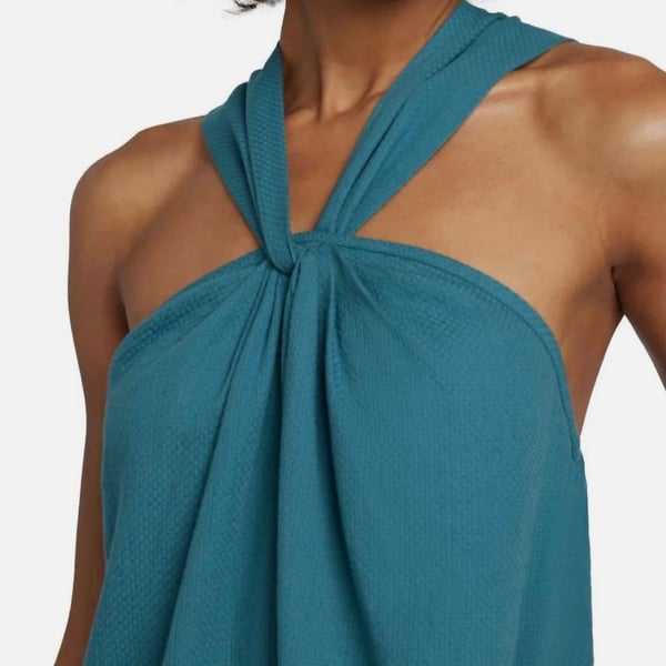 Faherty Colonial Blue Bay twist midi dress Size M