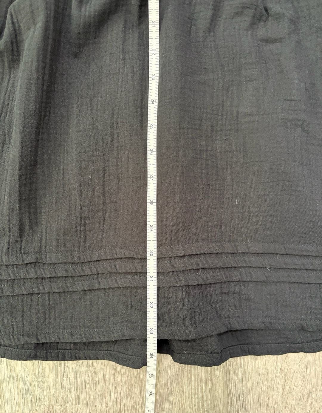 Boden Black V-Neck Puff Sleeve Short Mini Dress Size US 10P / UK 14P 6