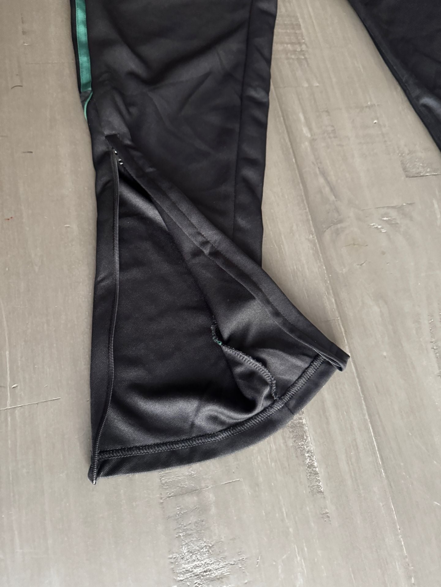 Adidas Aeroready Tiro Track Pants Black with Green White and Red Stripes 5