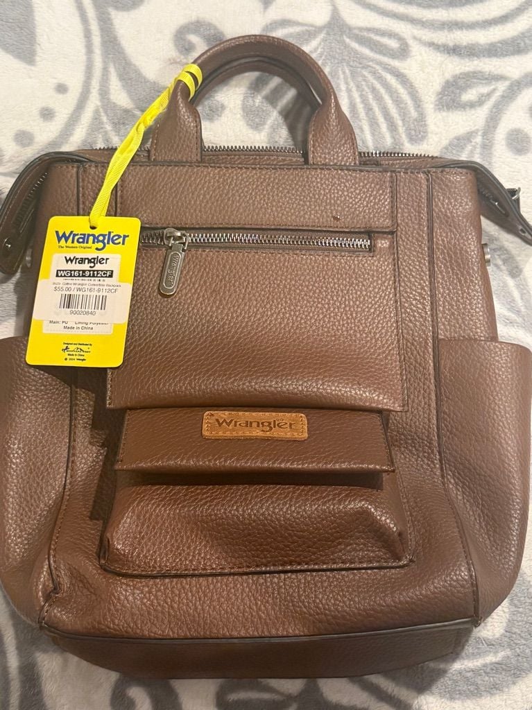 Wrangler Convertible Backpack Brown WG161-9112CF 2