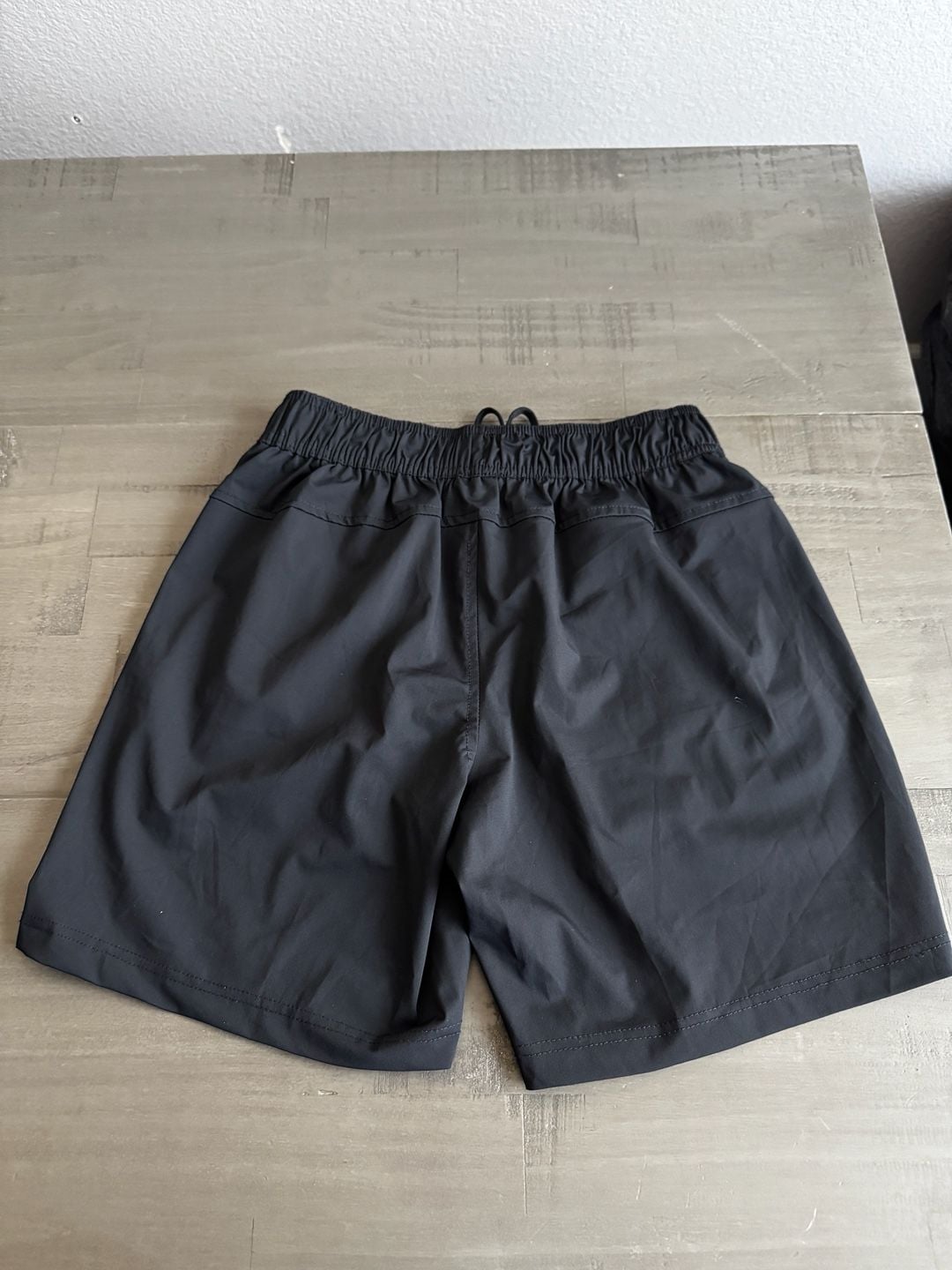 Mitre Men's Black Athletic Running Shorts with Zipper Pockets Size M 3