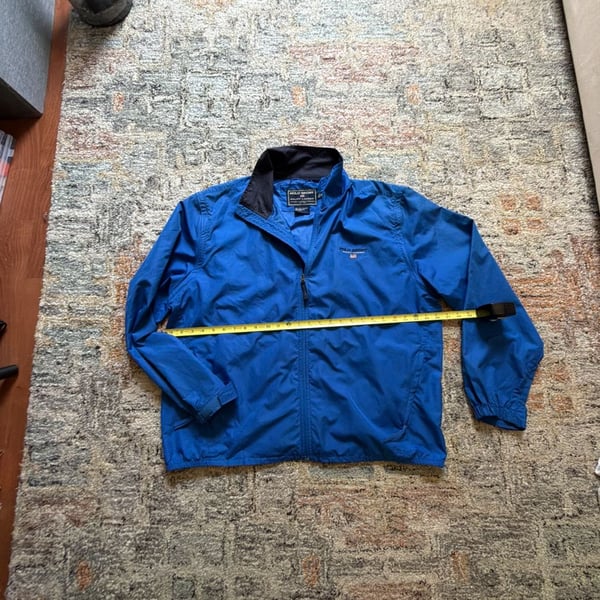 Vintage Polo Sport Ralph Lauren Blue Full Zip Windbreaker Jacket XL