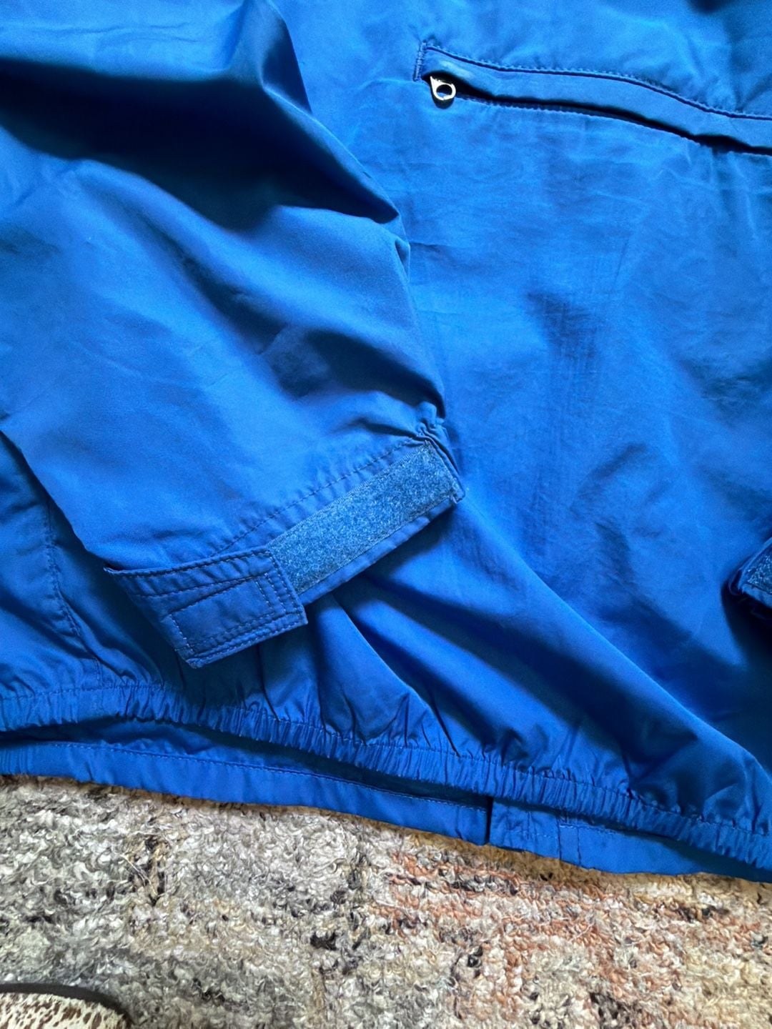 Vintage Polo Sport Ralph Lauren Blue Full Zip Windbreaker Jacket XL 9