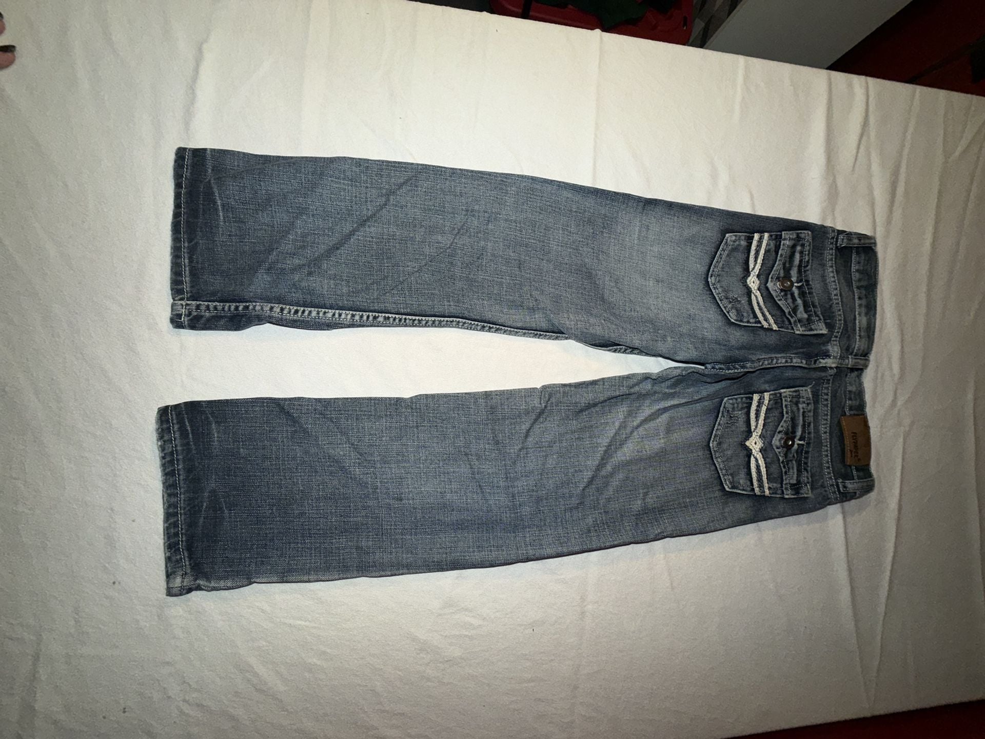 Flypaper Straight Leg Denim Jeans Size 10 Blue 7