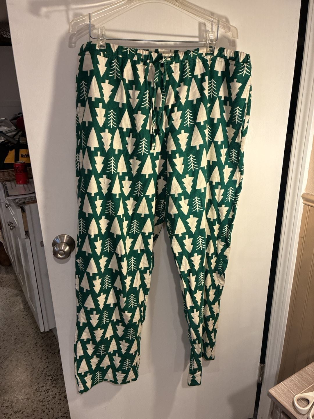 Hanna Andersson Holiday HannaJams Pajama Pants Green Christmas Trees 2