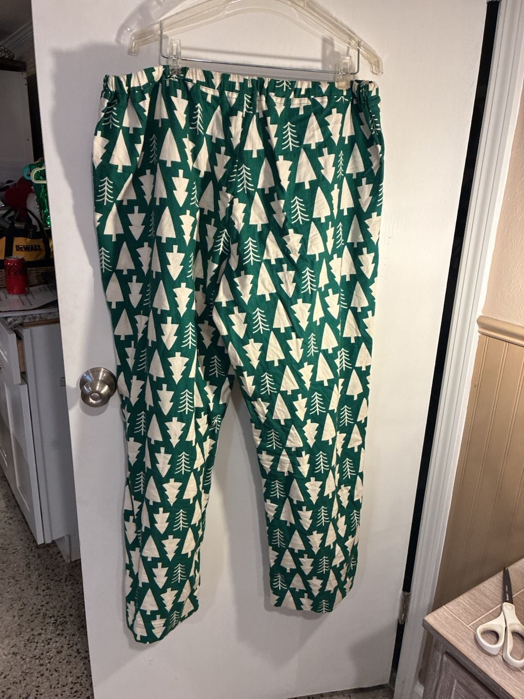 Hanna Andersson Holiday HannaJams Pajama Pants Green Christmas Trees 6
