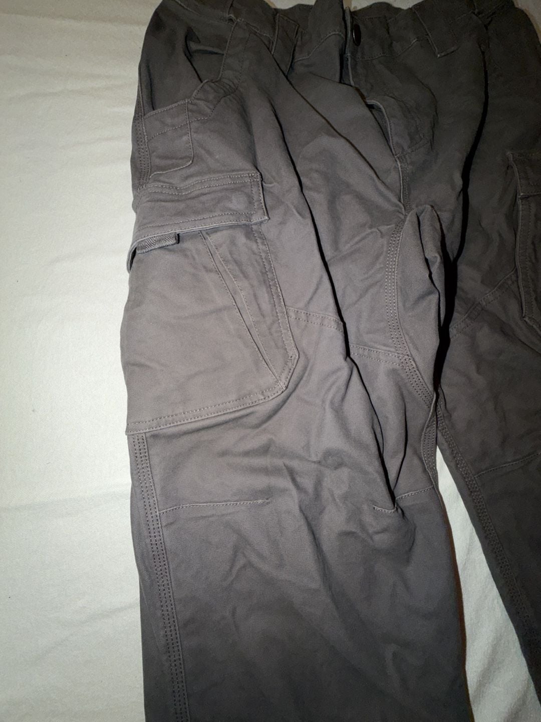 Guide Gear Gray Canvas Cargo Utility Work Pants 3