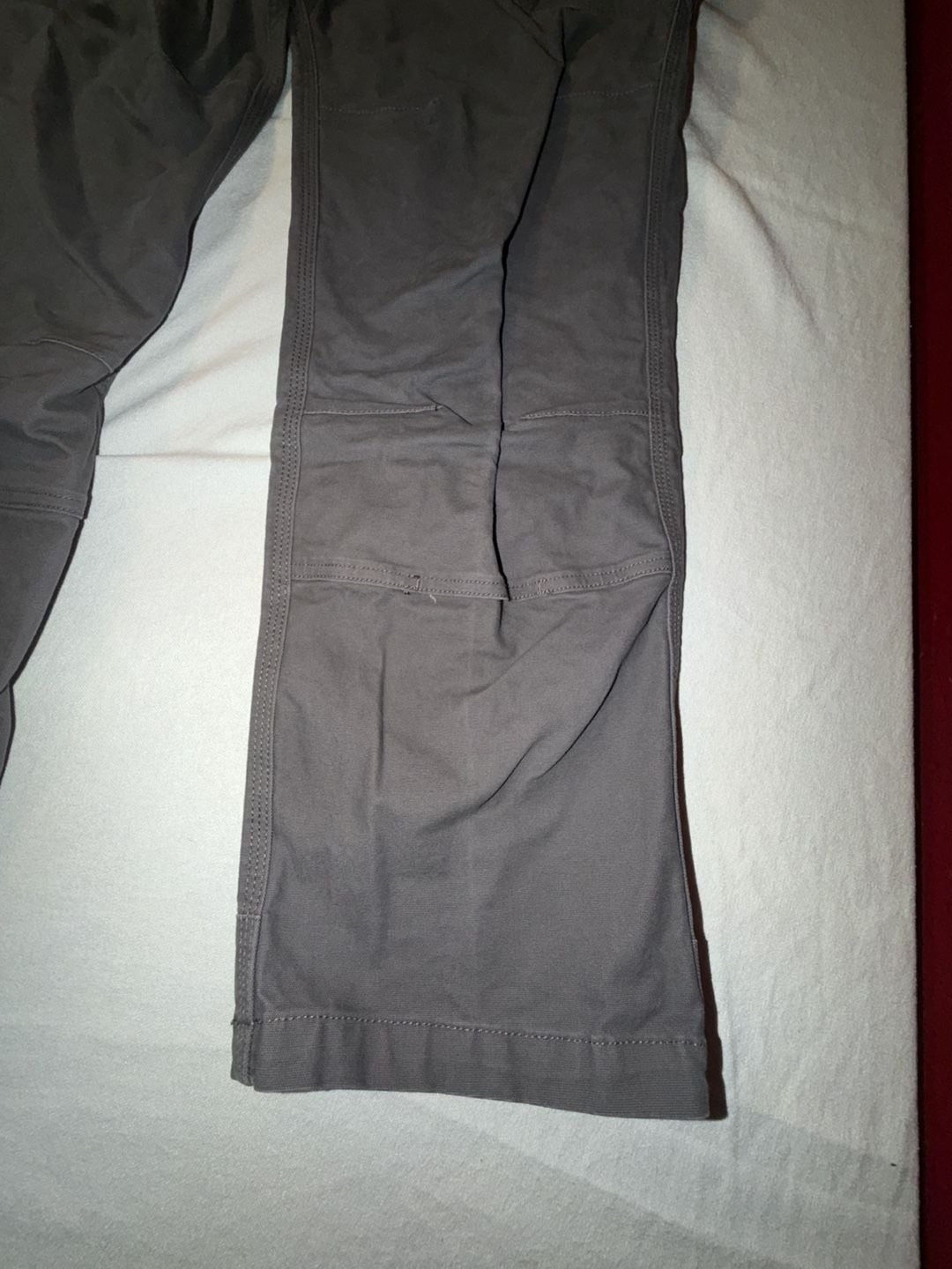 Guide Gear Gray Canvas Cargo Utility Work Pants 5