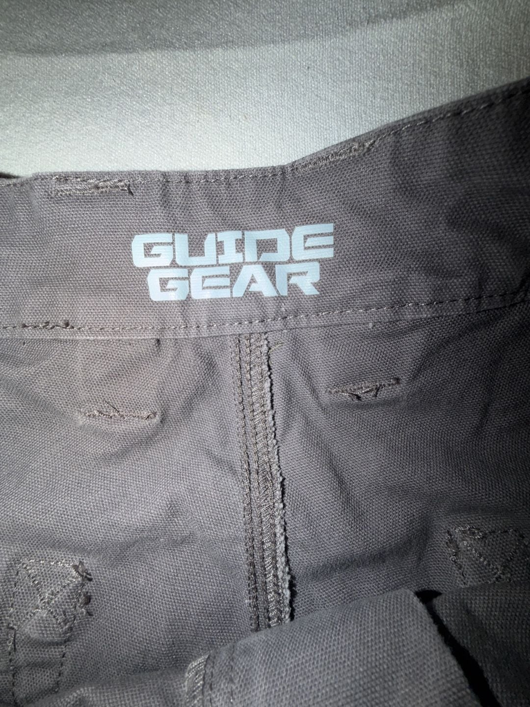 Guide Gear Gray Canvas Cargo Utility Work Pants 7