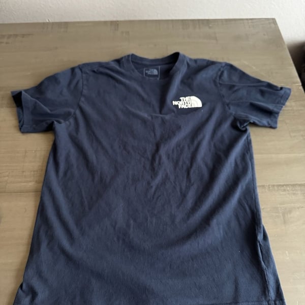 The North Face Short Sleeve Graphic T-Shirt Navy Men's Medium