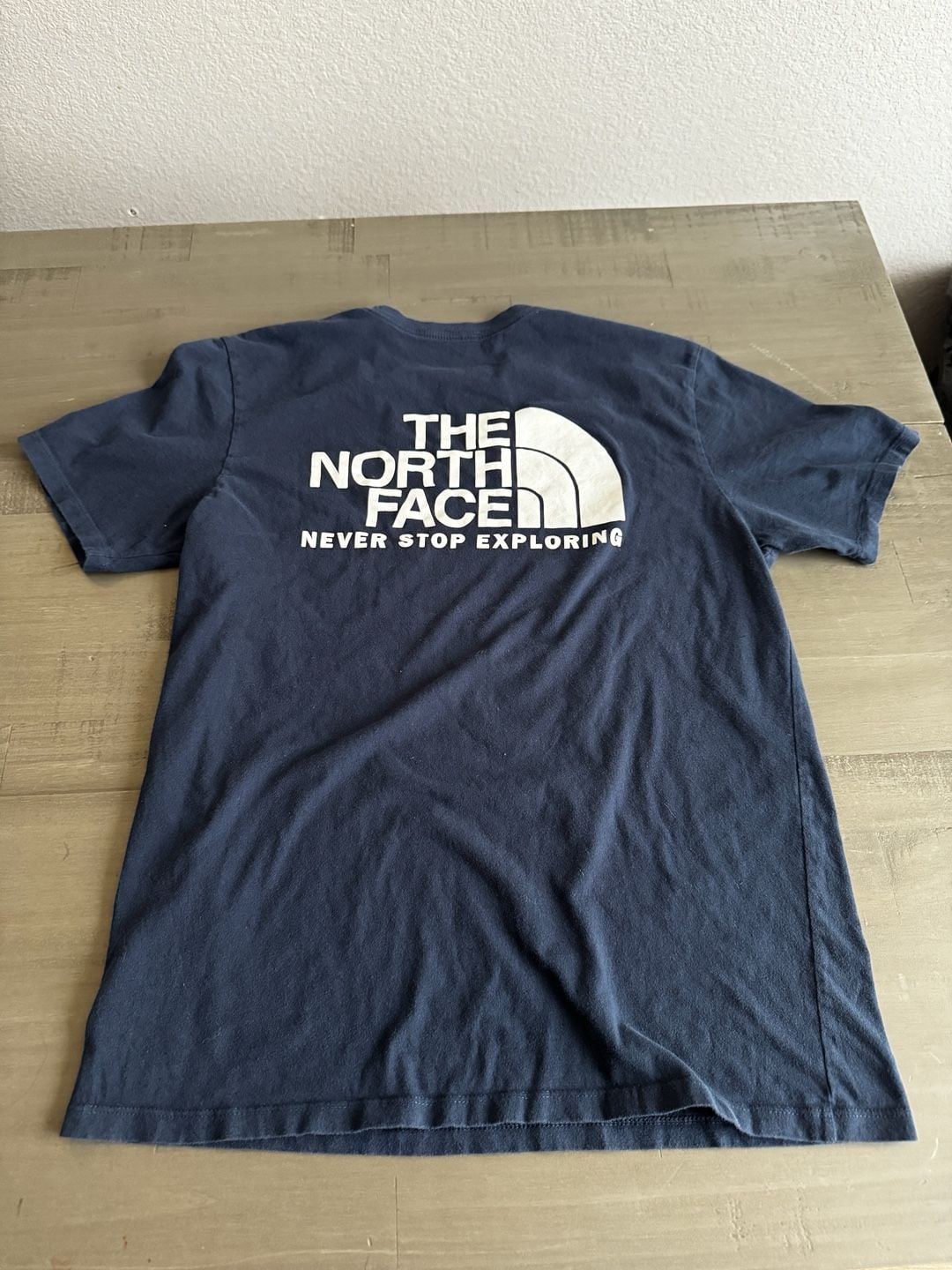 The North Face Short Sleeve Graphic T-Shirt Navy Men's Medium 3