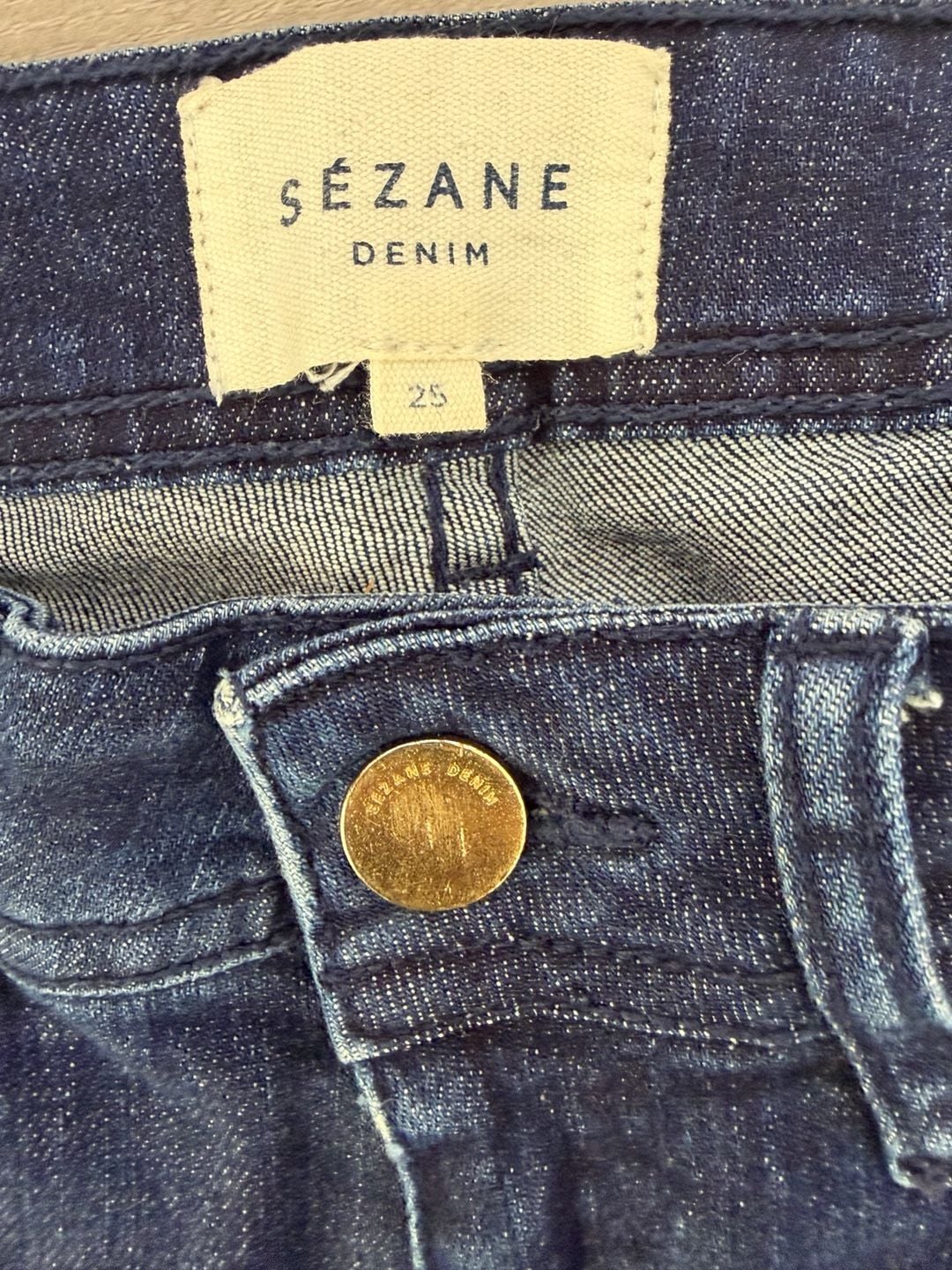 Sezane Denim Dark Wash Skinny Jeans Size 25 4