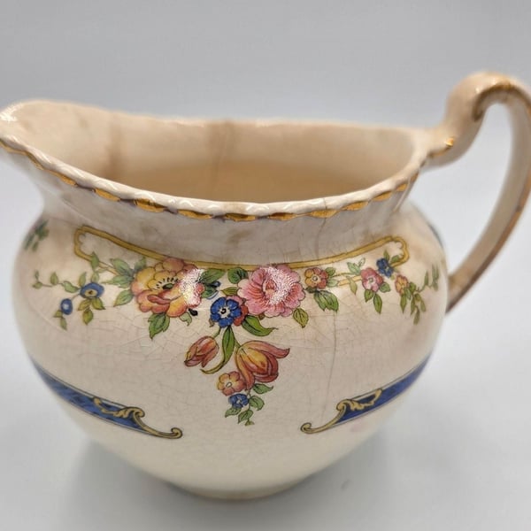 Johnson Brothers Eastbourne Old English Creamer Pitcher Floral Pattern