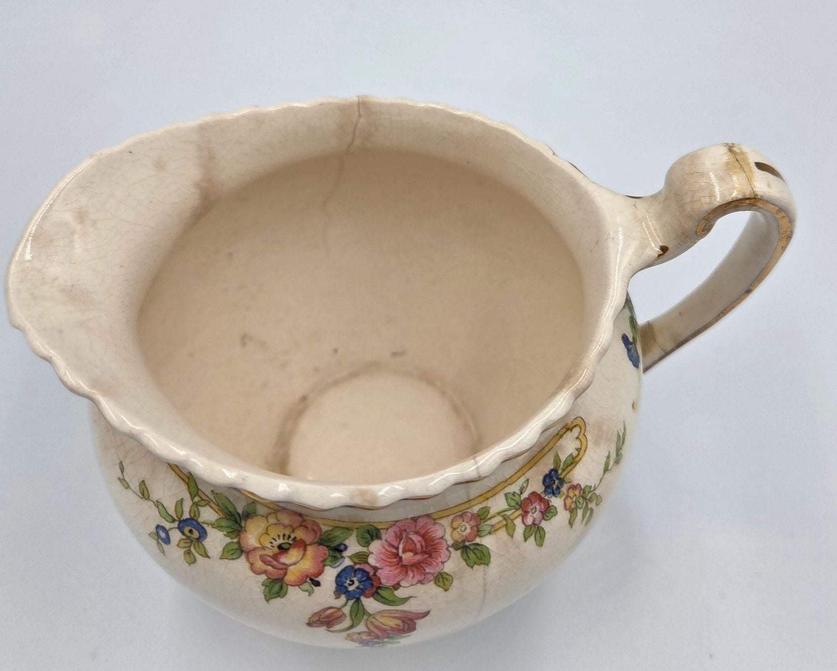 Johnson Brothers Eastbourne Old English Creamer Pitcher Floral Pattern 2
