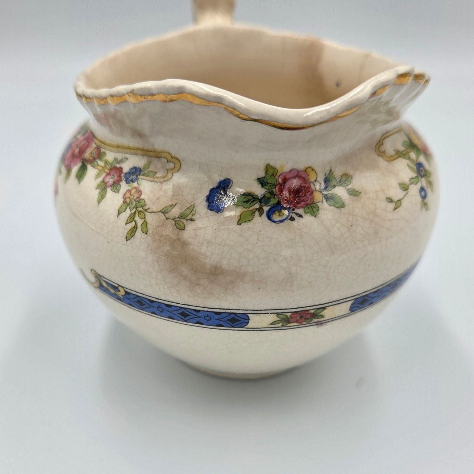 Johnson Brothers Eastbourne Old English Creamer Pitcher Floral Pattern 3