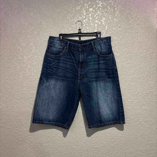 Levi's 569 Loose Straight Denim Blue Shorts Size 36