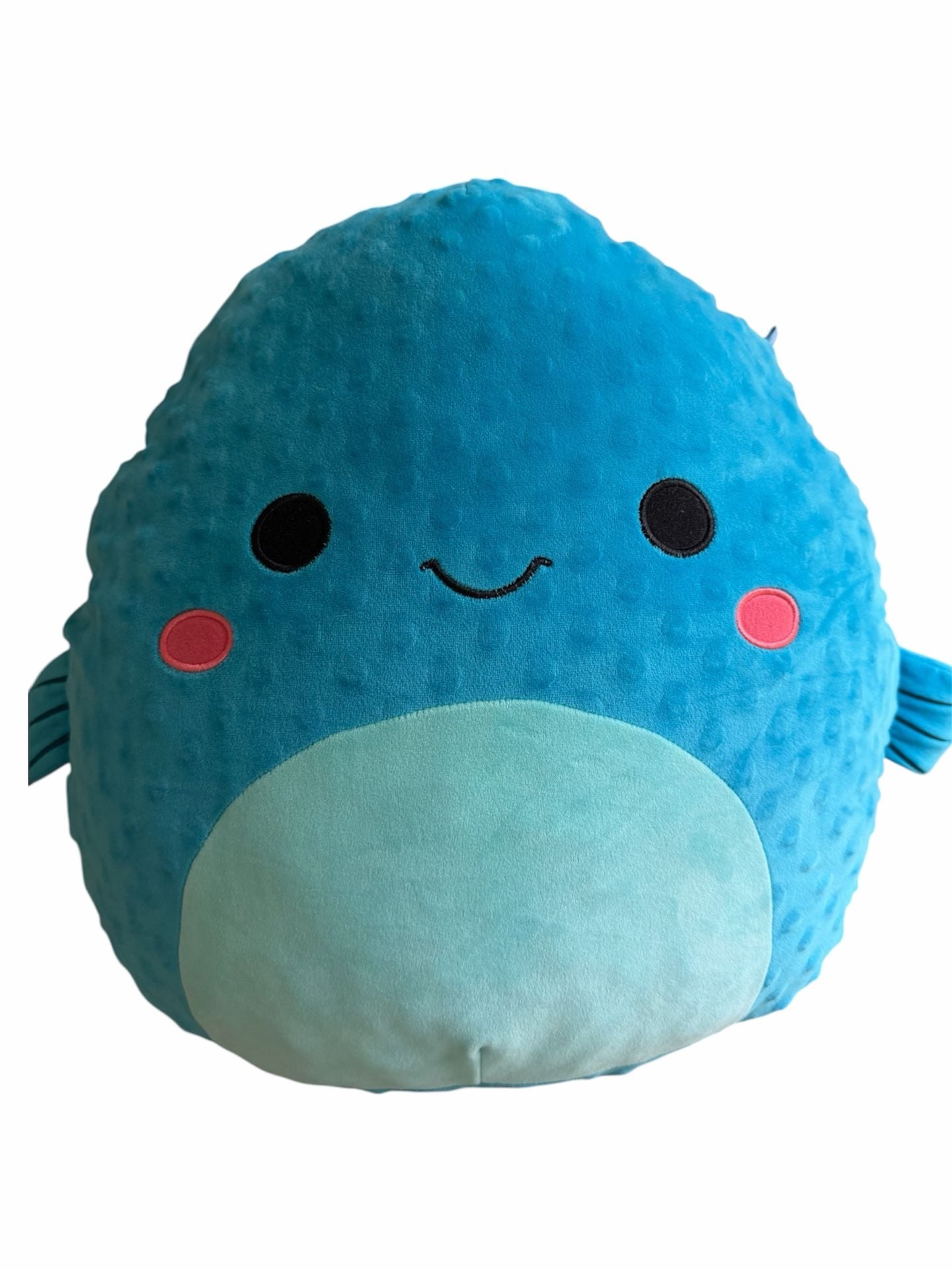 Squishmallows 12 Inch Refalo Blue Pufferfish Plush Textured Dot Stuffed Animal 1