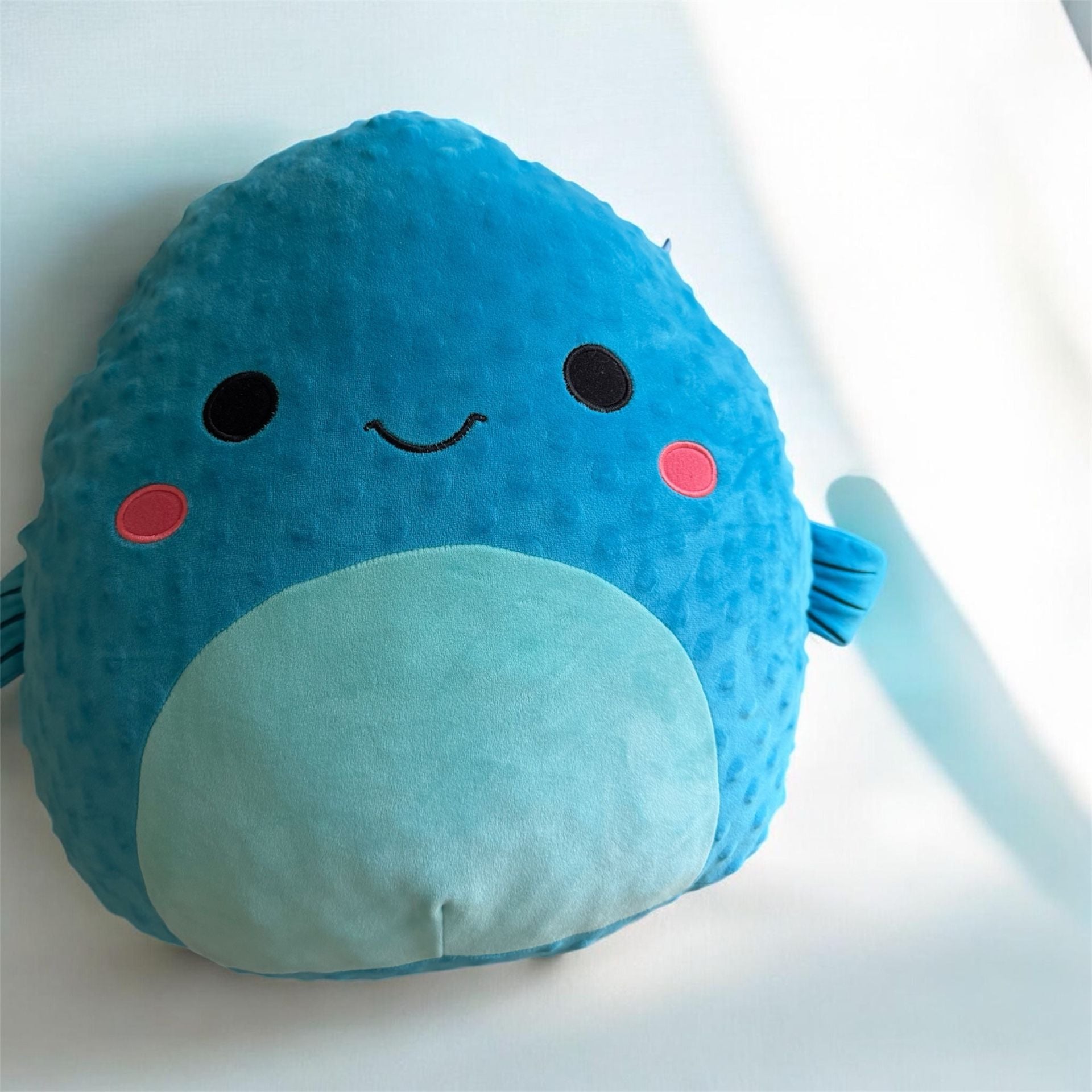 Squishmallows 12 Inch Refalo Blue Pufferfish Plush Textured Dot Stuffed Animal 2