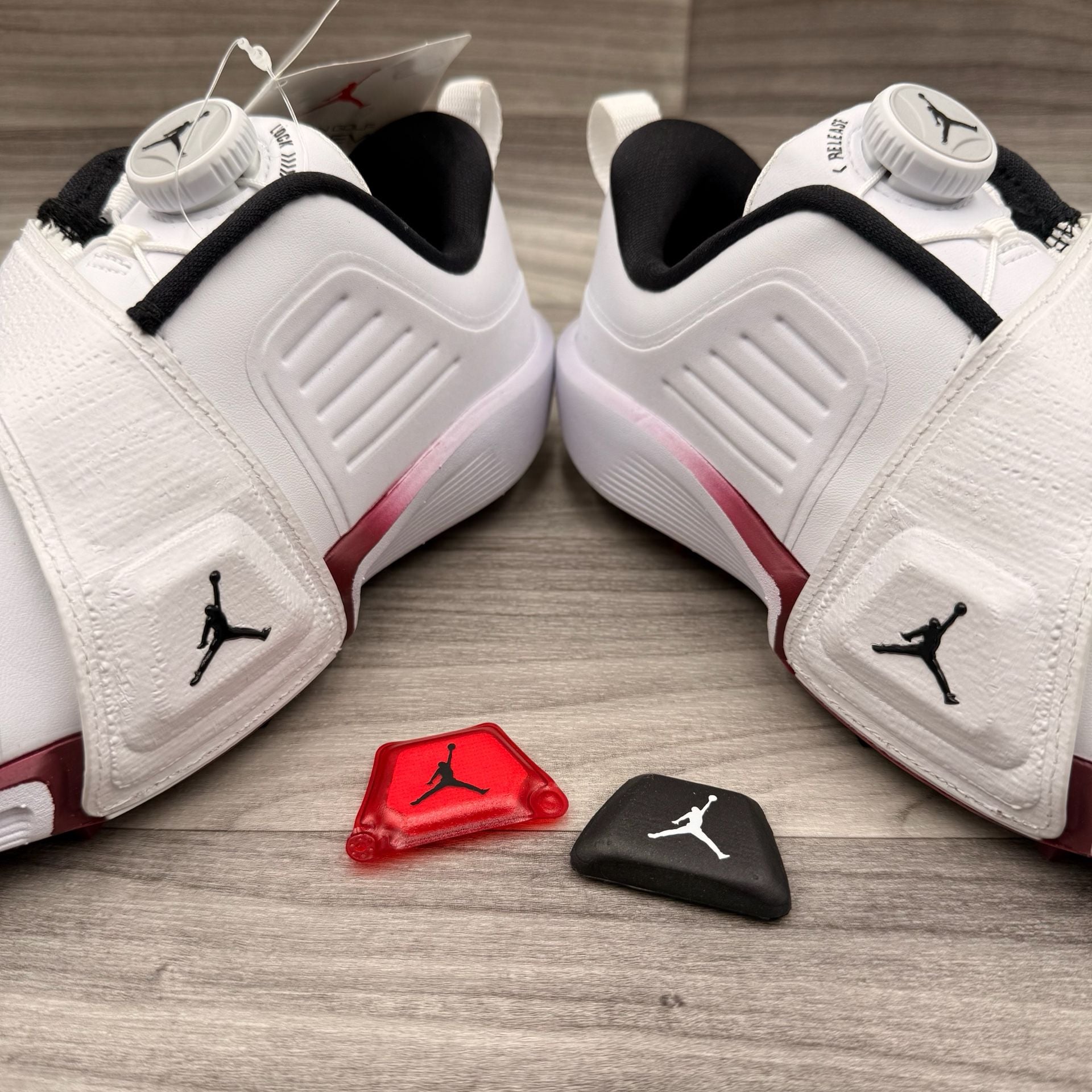 Nike Air Jordan Rev Golf Shoes White Team Red Black FV6338-104 8