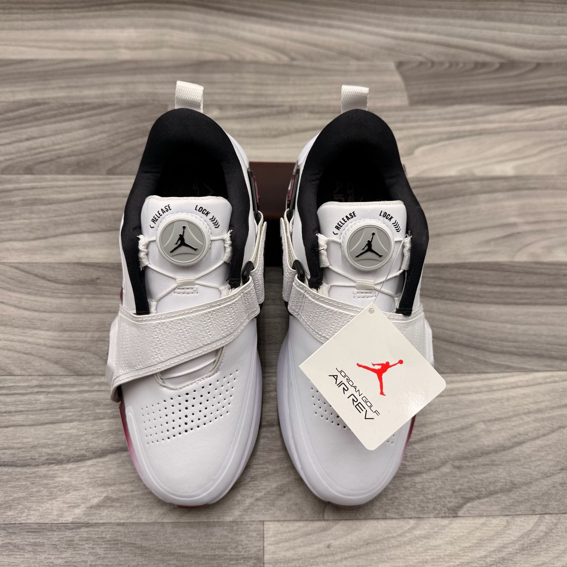 Nike Air Jordan Rev Golf Shoes White Team Red Black FV6338-104 11