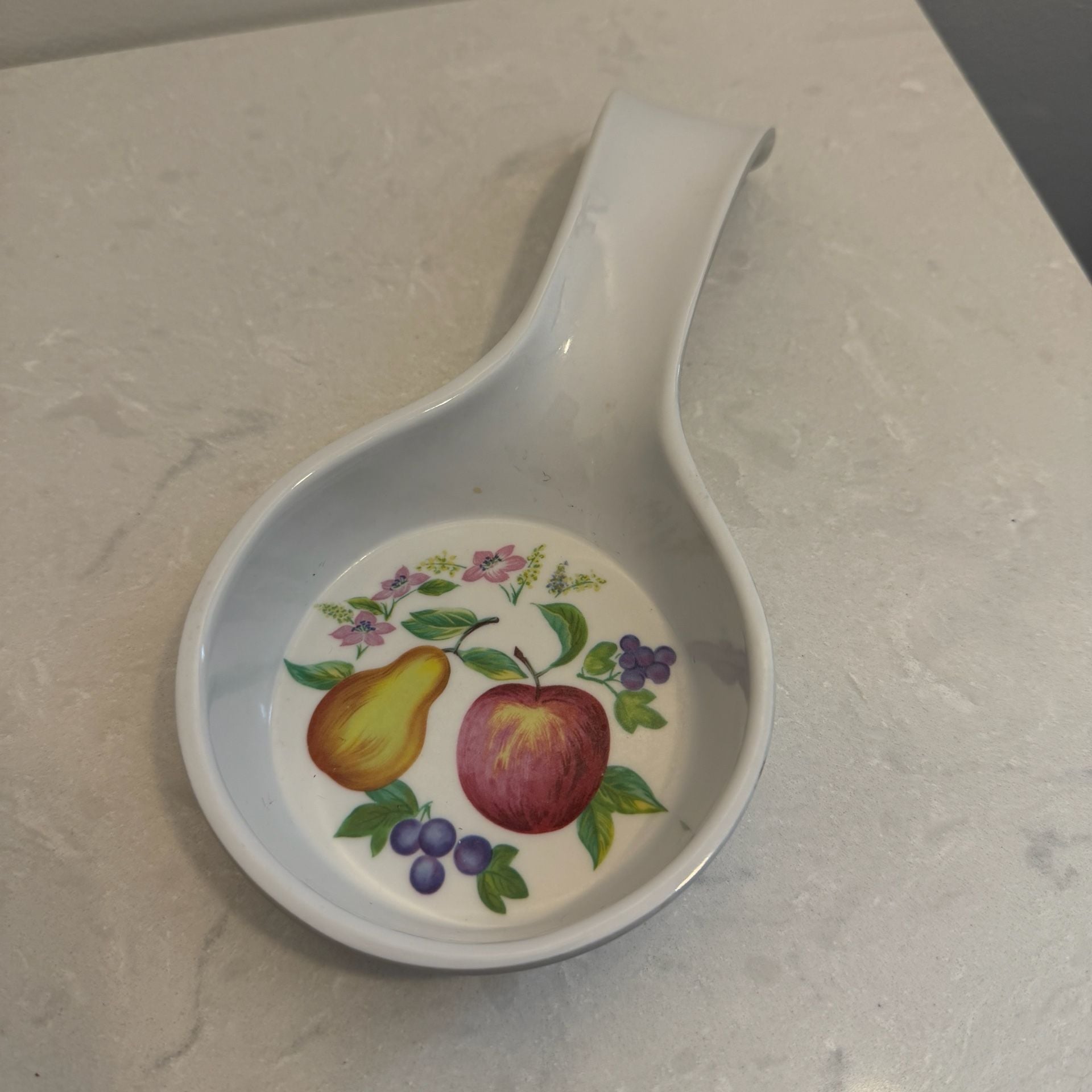 Reston Lloyd Eurita Fruit Enamel Tea Kettle + Spoon Rest Vintage Cottagecore 9