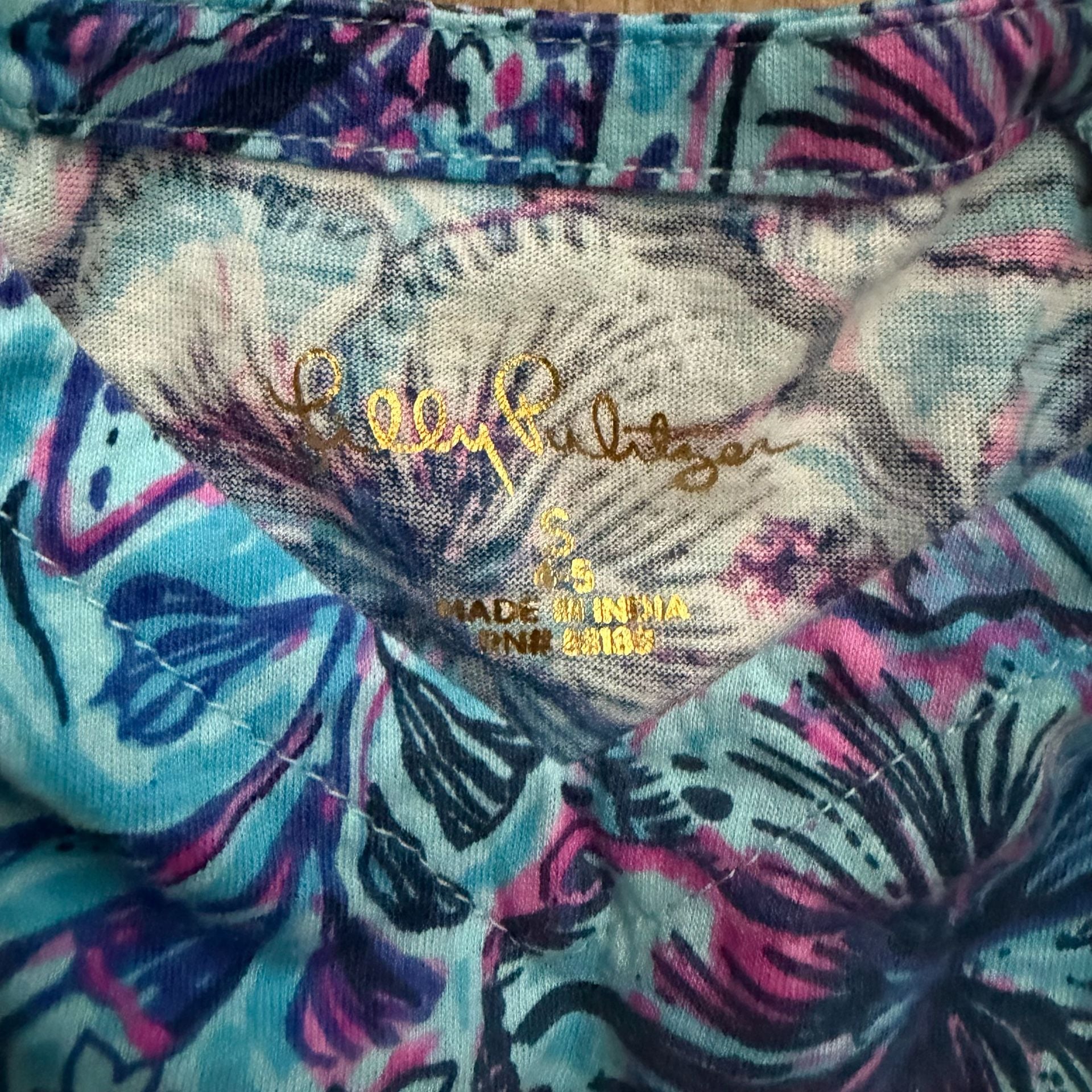 Lilly Pulitzer Girls Kawai Flutter Sleeve Dress Size S 3