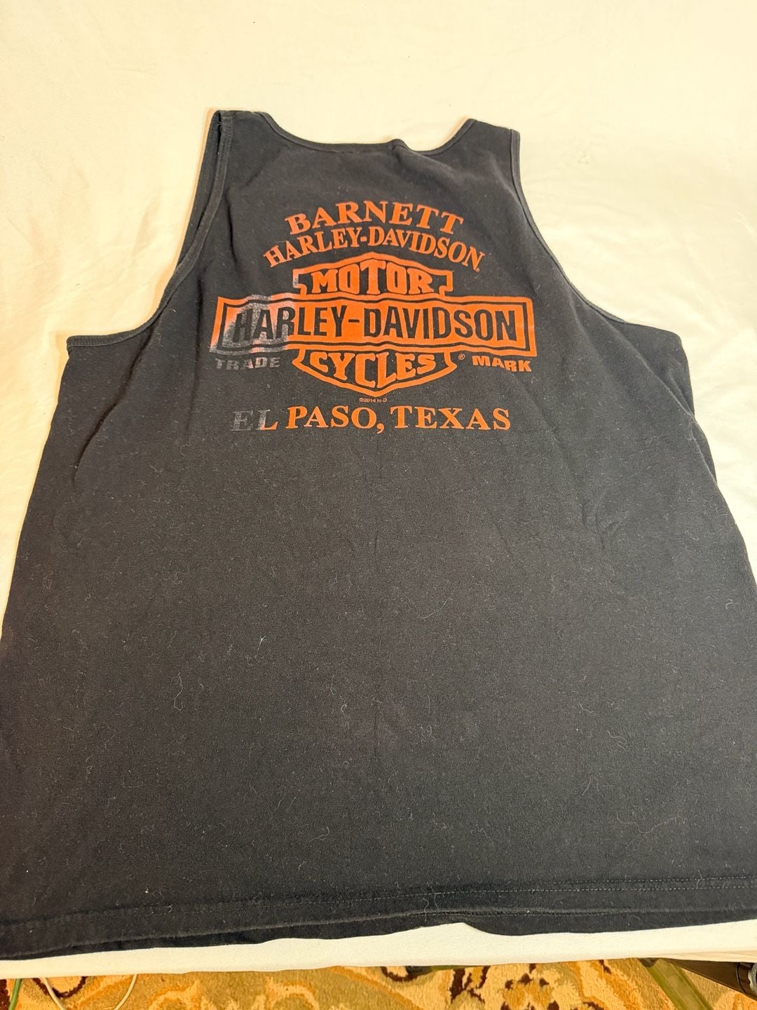 Harley-Davidson Quality Built Black Graphic Tank Top Size XL 4