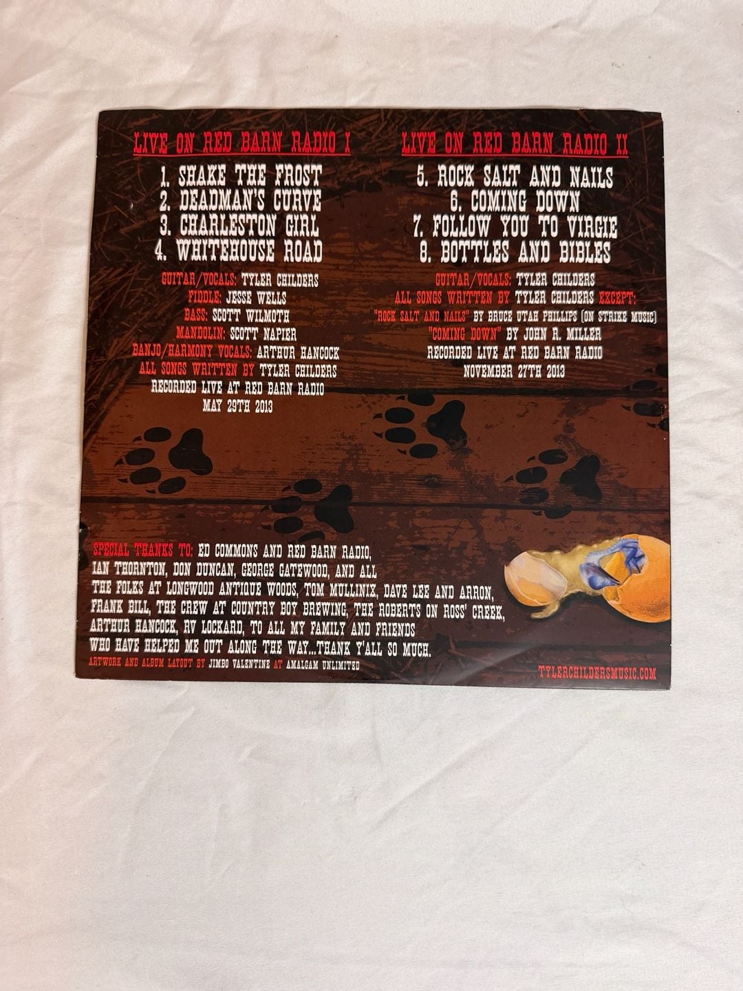 Tyler Childers - Live On Red Barn Radio I & II Vinyl LP 4
