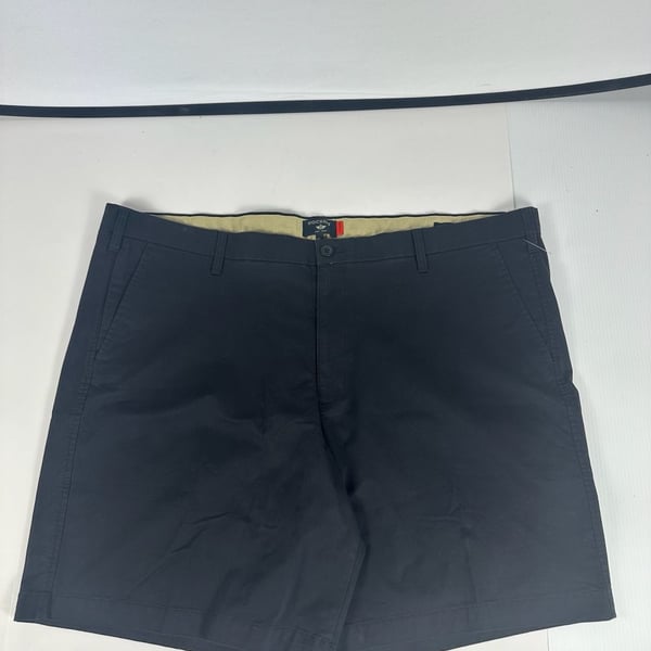 Dockers Men 46 Big Tall Ultimate Chino Shorts Black Supreme Flex Stretch NWT