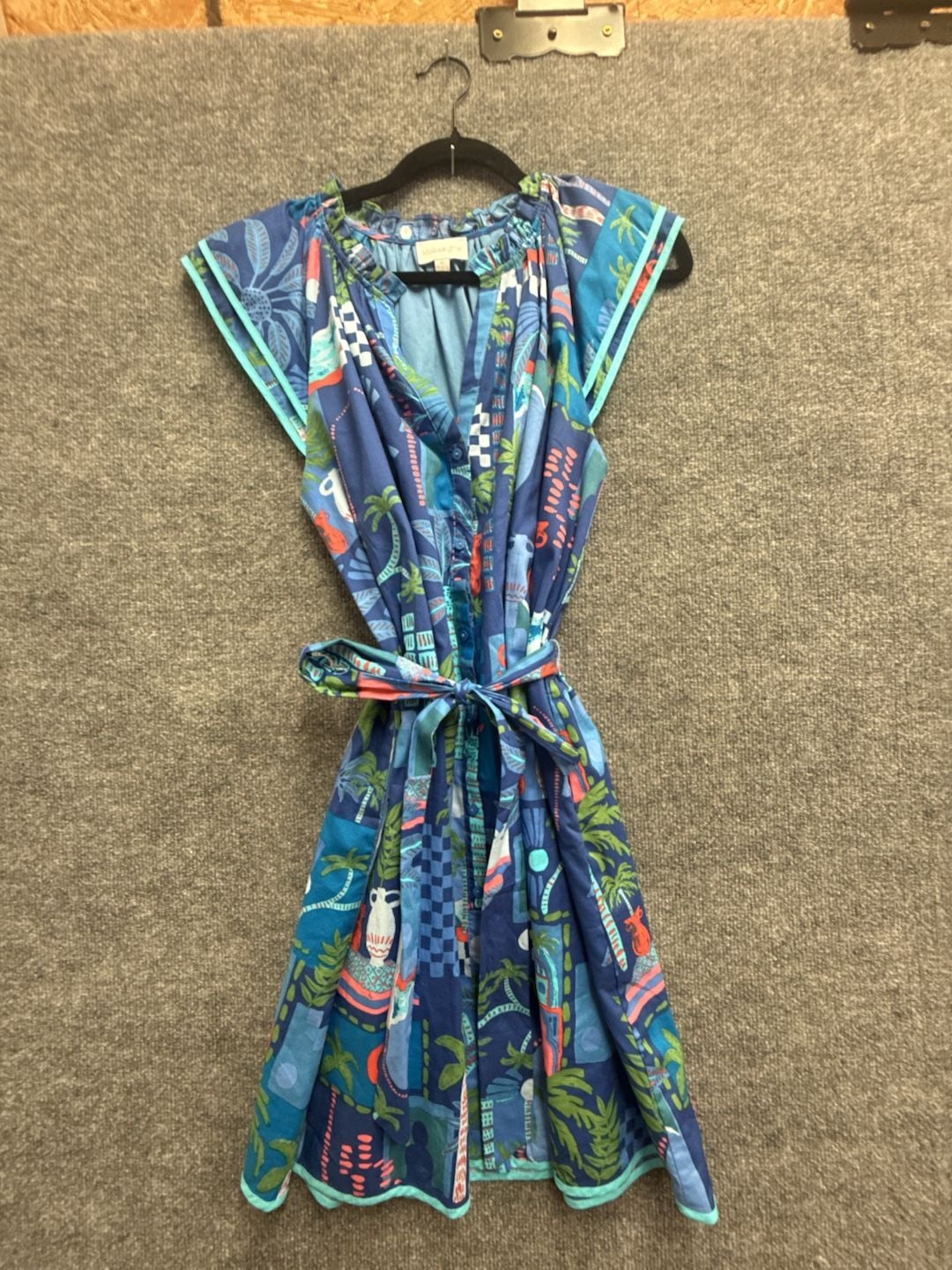 SUGARLIPS Punta Alta Olera Ruffle Shirtdress 2