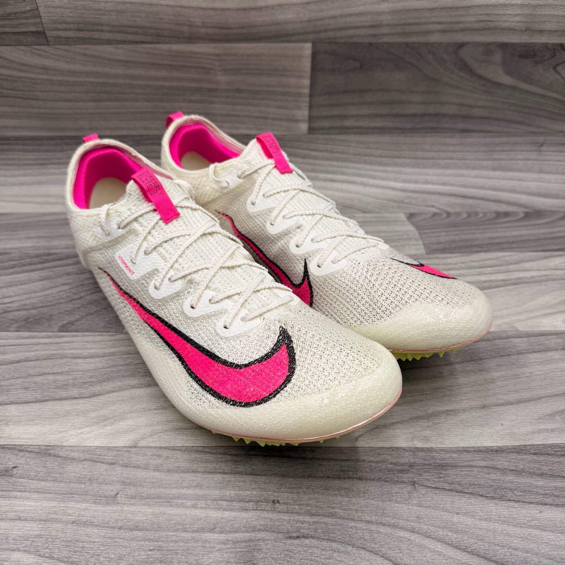 Nike Zoom Superfly Elite 2 Track Spikes Sail Fierce Pink CD4382-101 Size 15 3