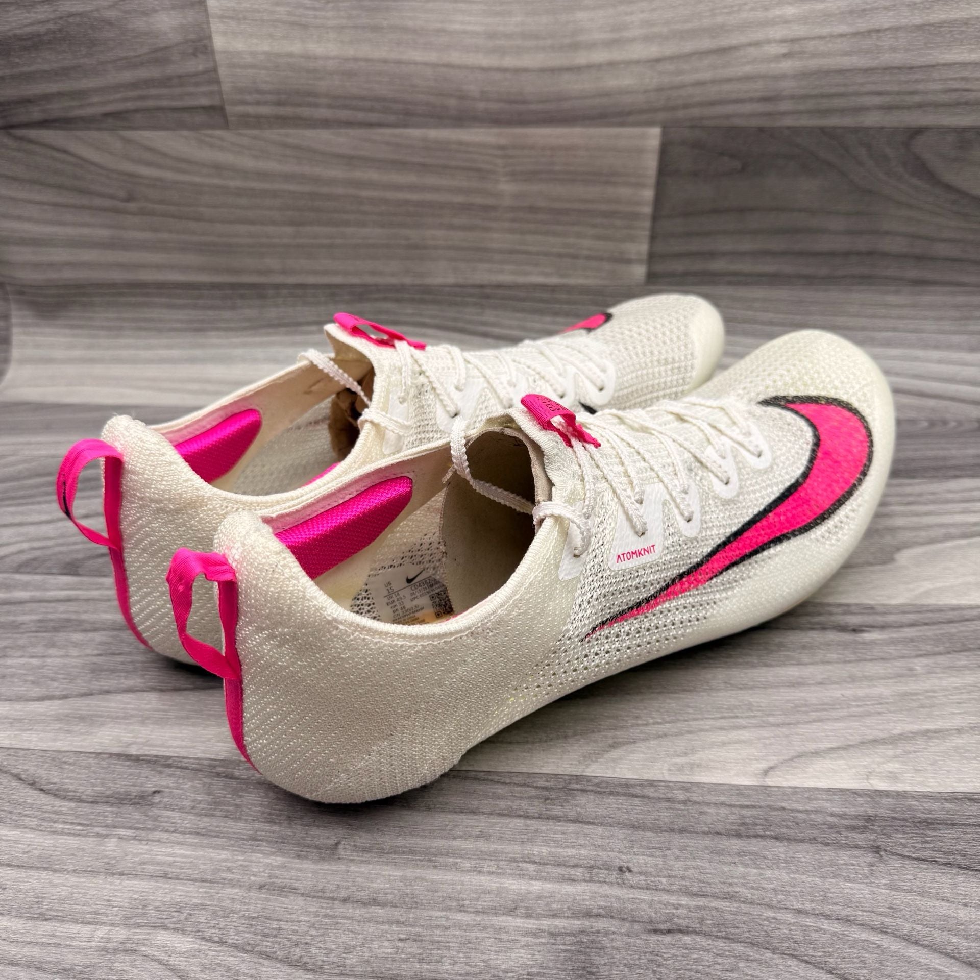 Nike Zoom Superfly Elite 2 Track Spikes Sail Fierce Pink CD4382-101 Size 15 10