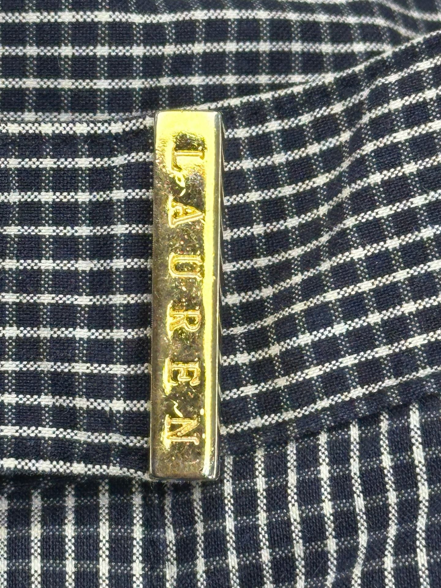 Lauren Jeans Co Ralph Lauren Blue Gingham Plaid Pants Size 4 6