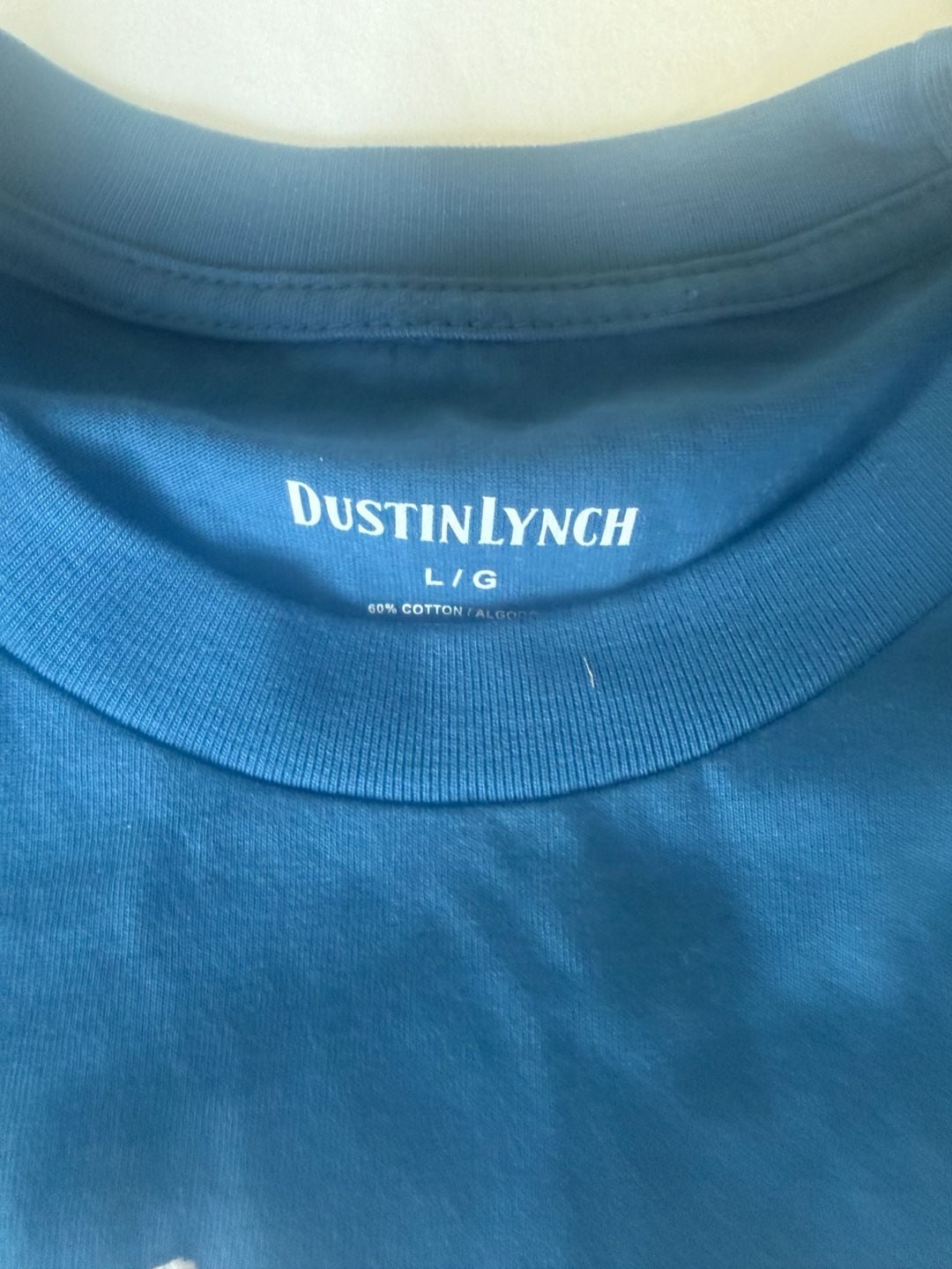 Dustin Lynch Honky Tonk Heartbreaker Tour T-Shirt Blue Size L 3
