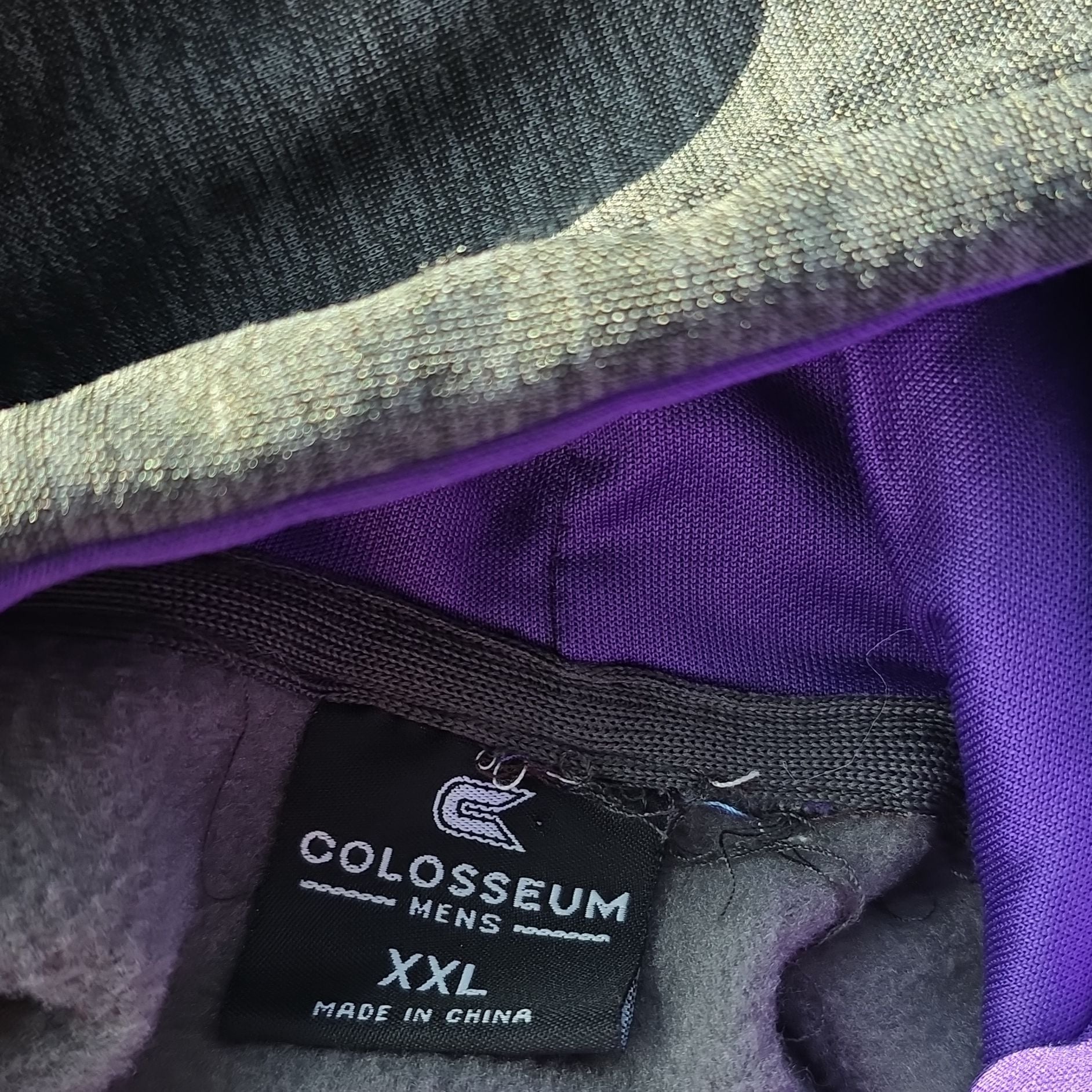 LSU Tigers Colosseum Charcoal Gray Hoodie Sweatshirt Size Medium 10