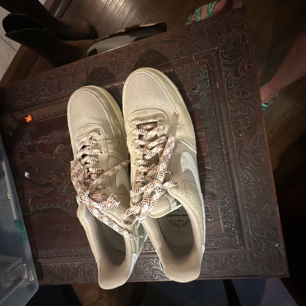 Nike Air Force 1 Low Certified Fresh Shoes Tan Size 13